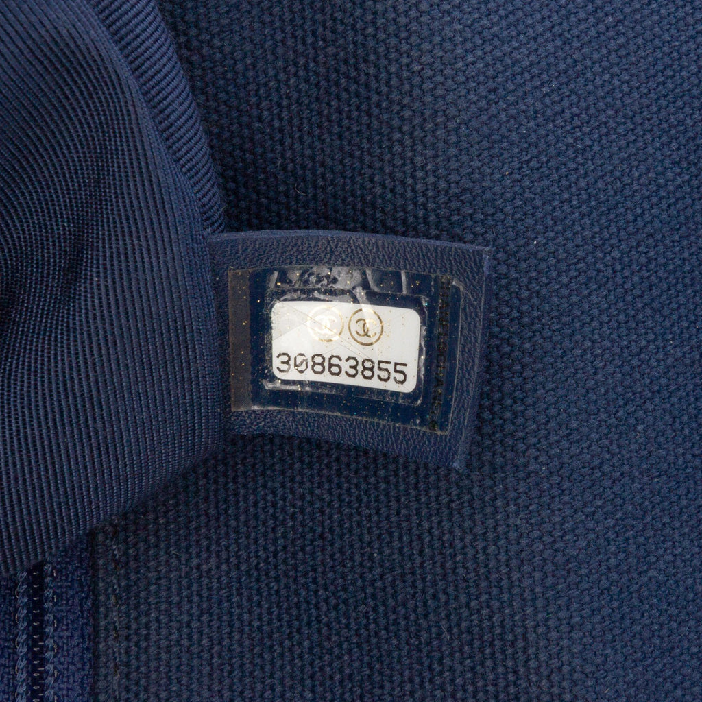 Chanel Medium Canvas and Cotton 19 Flap