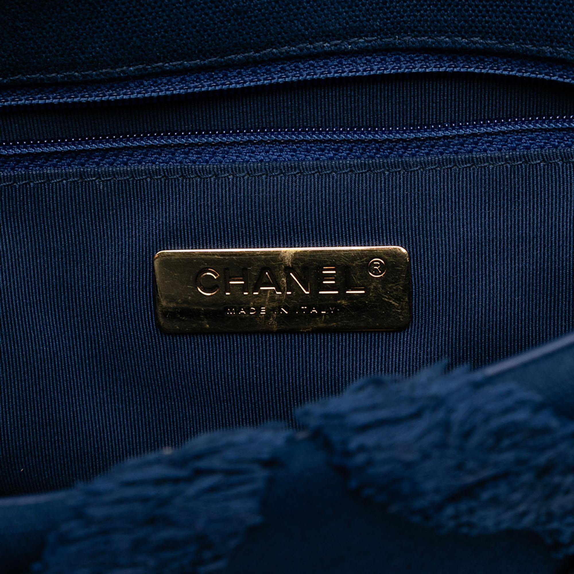 Chanel Medium Canvas and Cotton 19 Flap