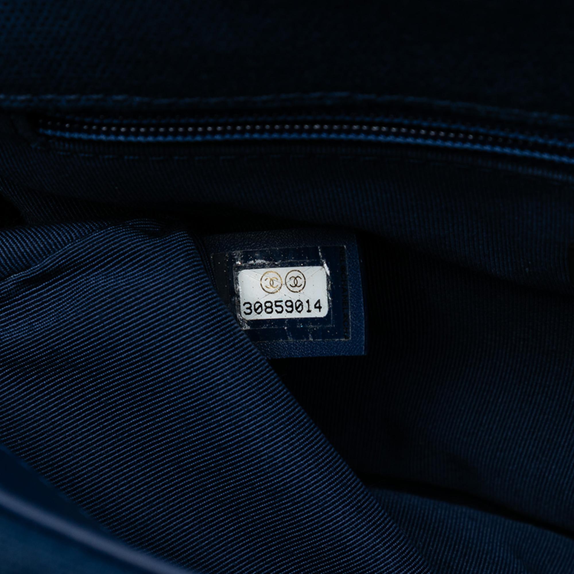 Chanel Medium Canvas and Cotton 19 Flap