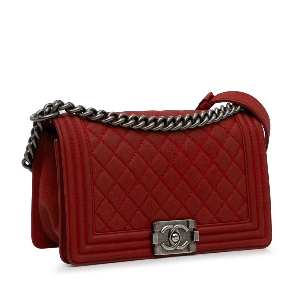 Chanel Medium Caviar Boy Flap Bag (SHG-PUBDTr)