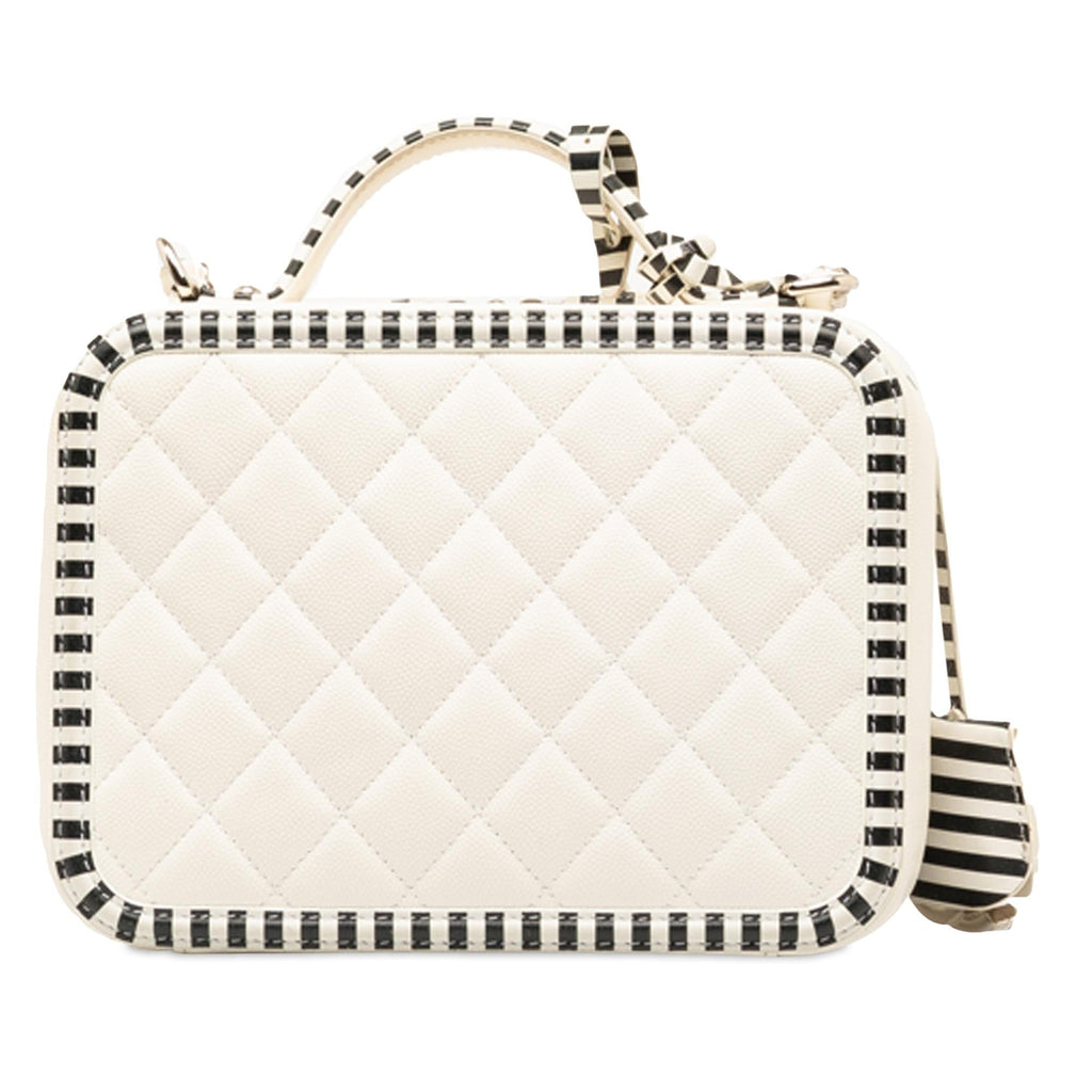 Chanel Medium Caviar CC Filigree Vanity Case (SHG-HPGDYu)