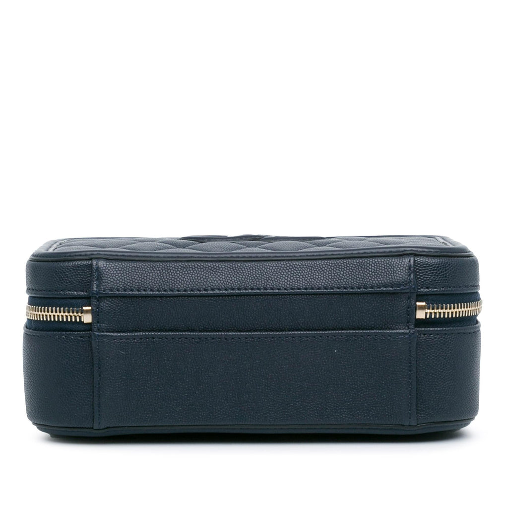Chanel Medium Caviar CC Filigree Vanity Case (SHG-1tdpwa)