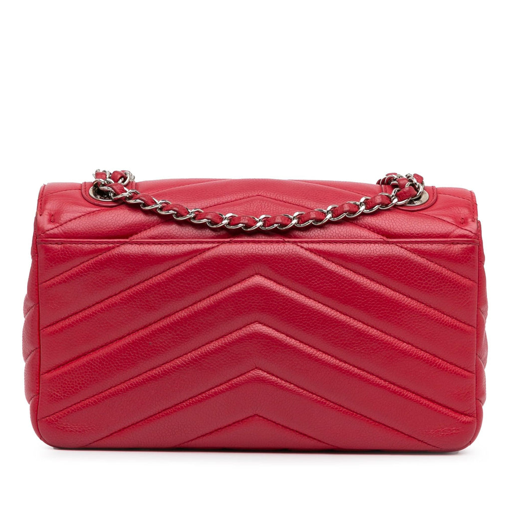 Chanel Medium Caviar Chevron Data Center Envelope Flap (SHG-PZy6WX)