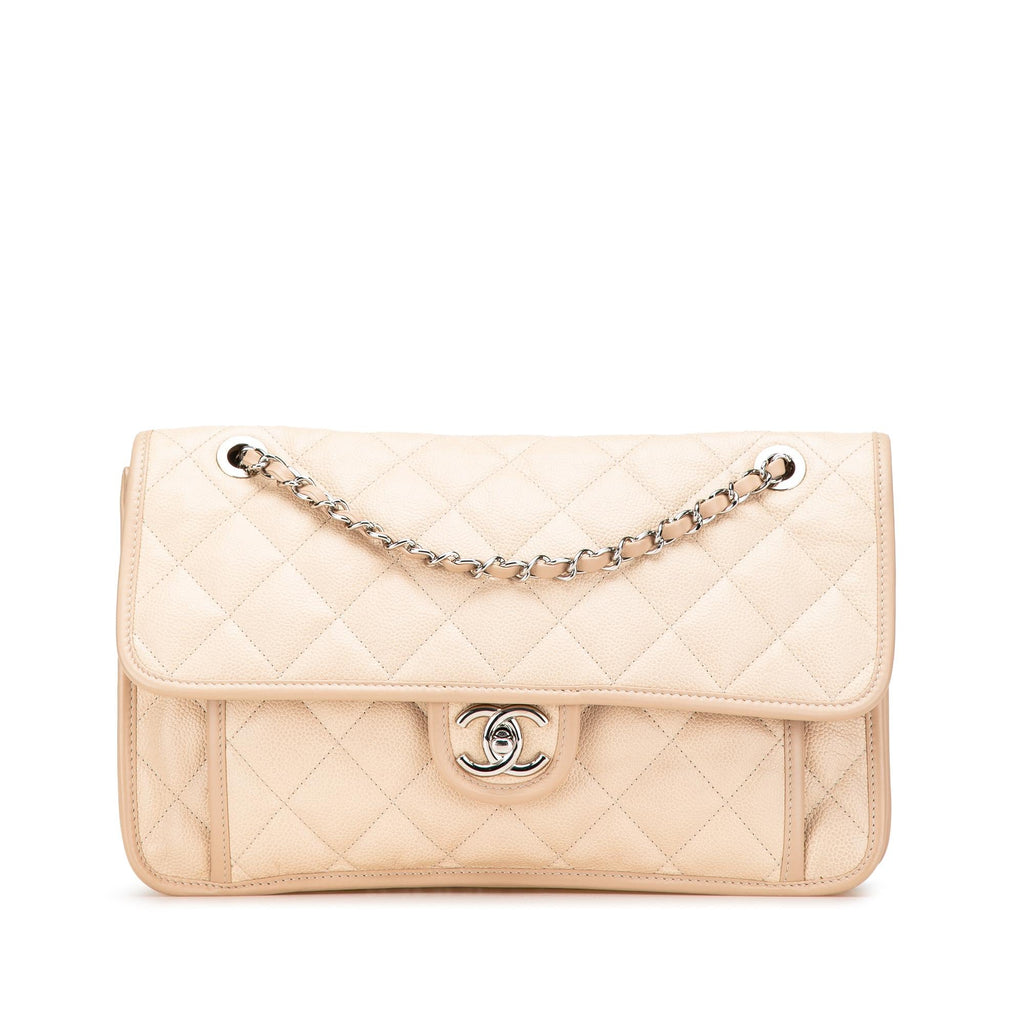 Chanel Medium Caviar French Riviera Flap