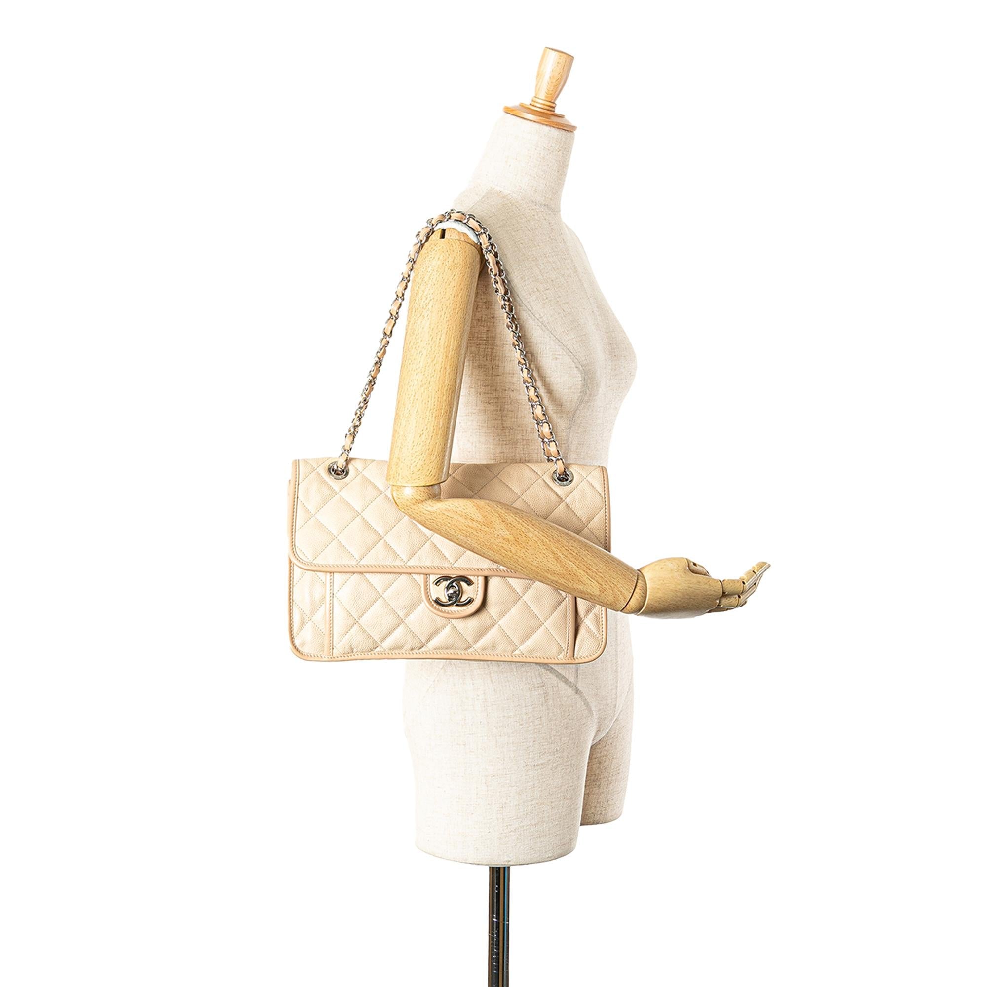 Chanel Medium Caviar French Riviera Flap