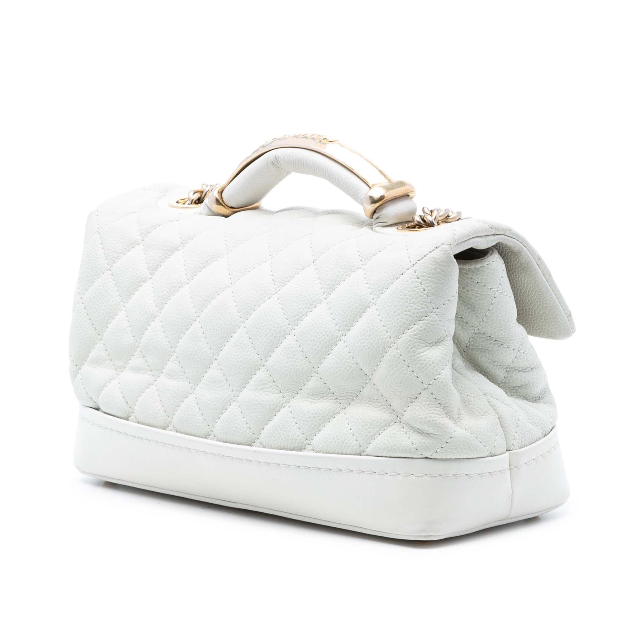 Chanel Medium Caviar Globe Trotter Flap