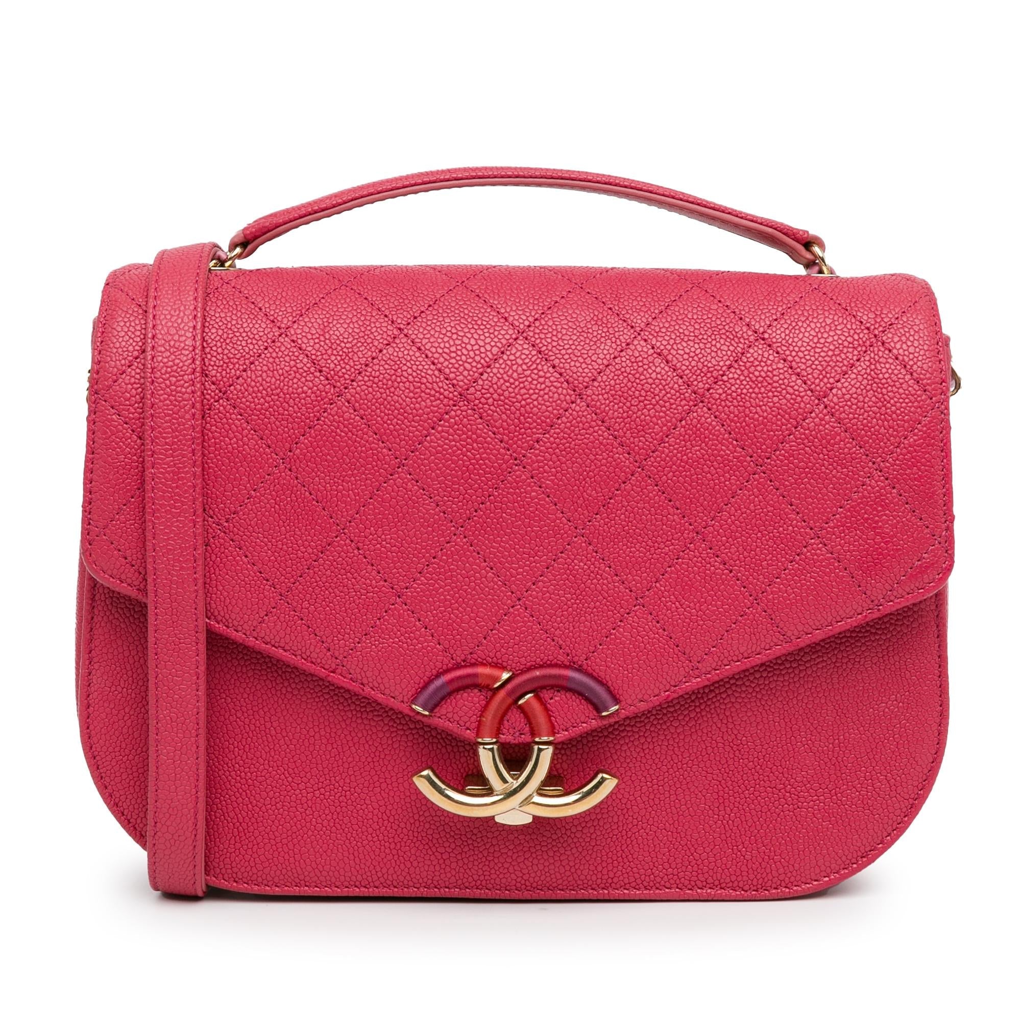 Chanel Medium Caviar Paris Cuba Thread Around Flap (SHG-nmjWmk)