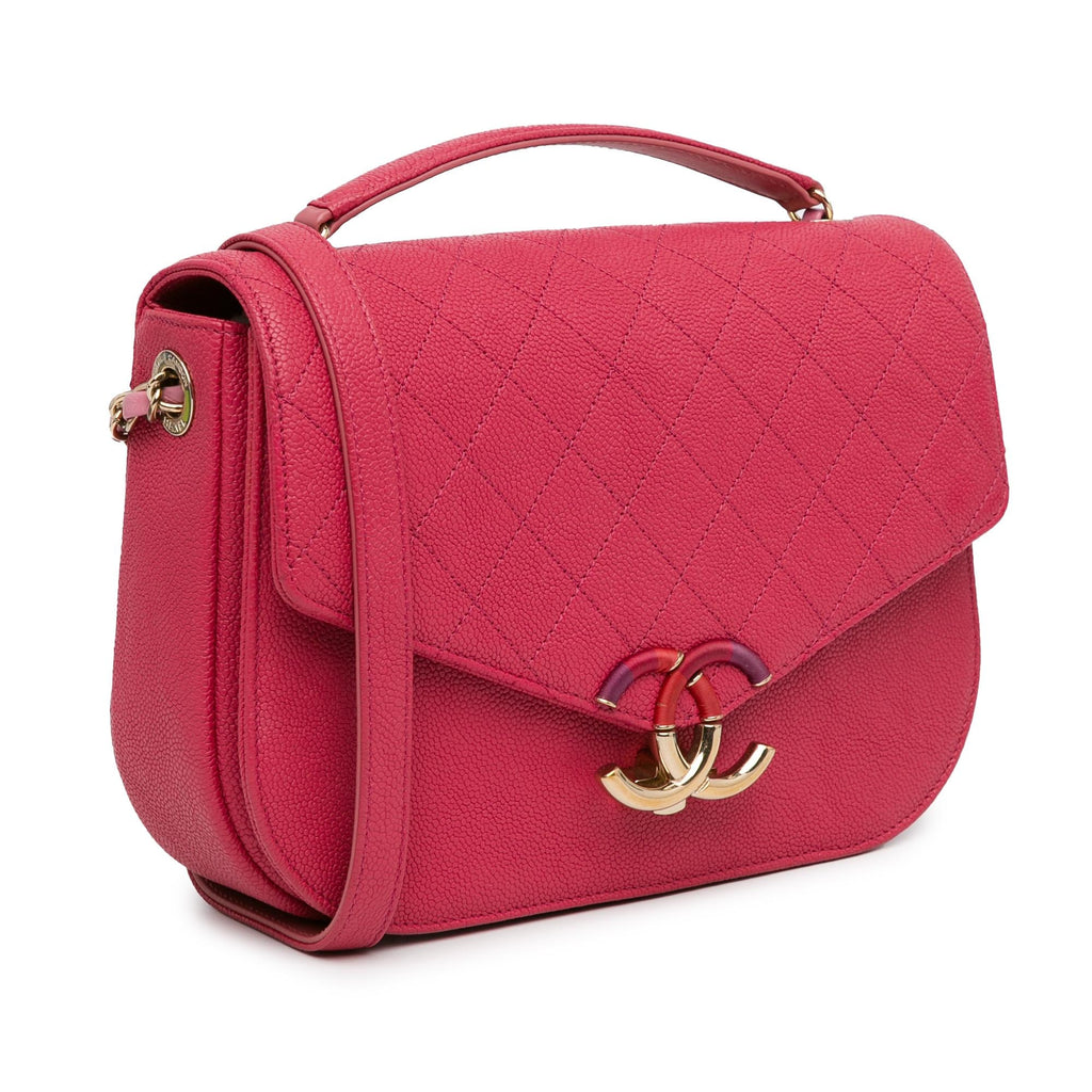 Chanel Medium Caviar Paris Cuba Thread Around Flap (SHG-nmjWmk)