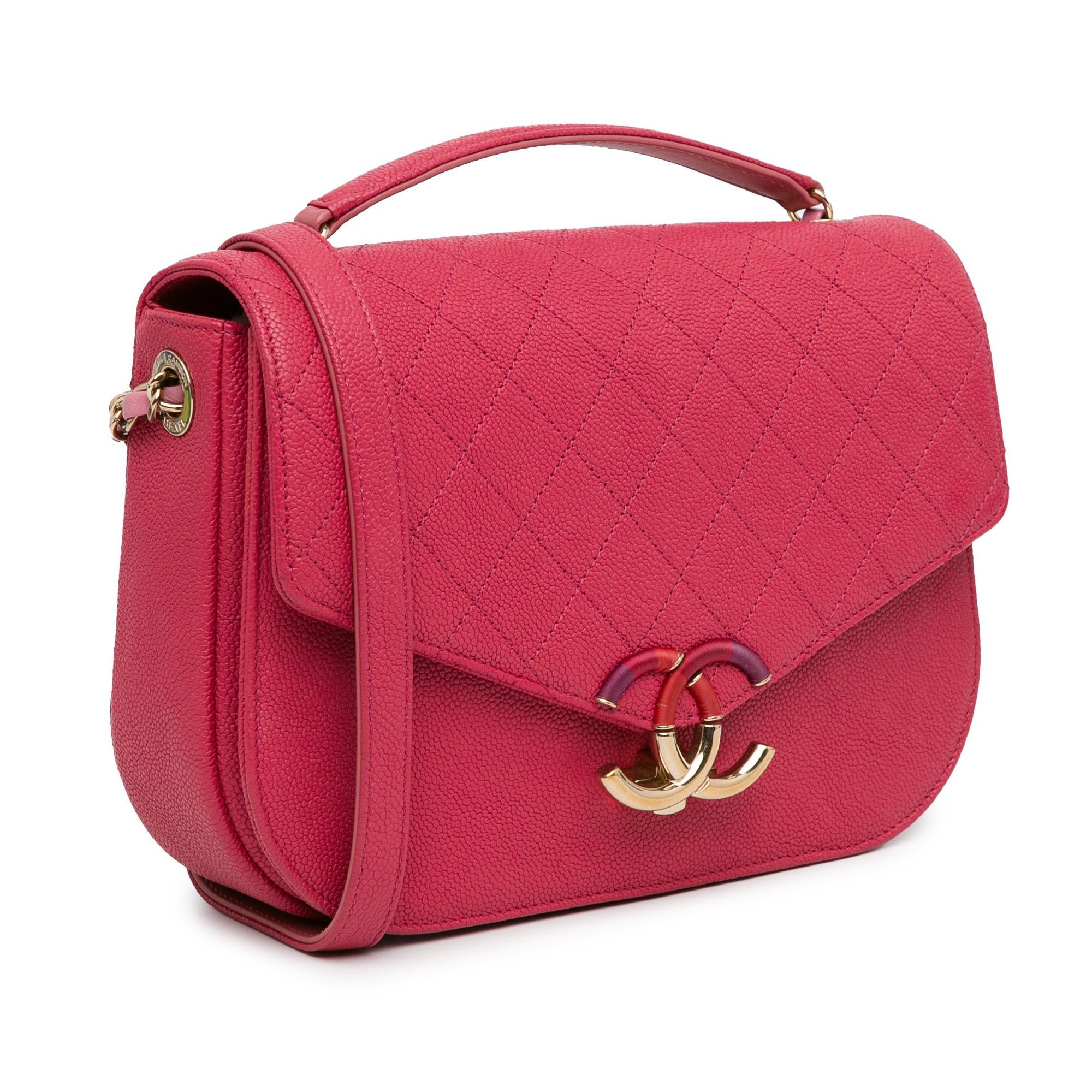 Chanel Medium Caviar Paris Cuba Thread Around Flap (SHG-nmjWmk)