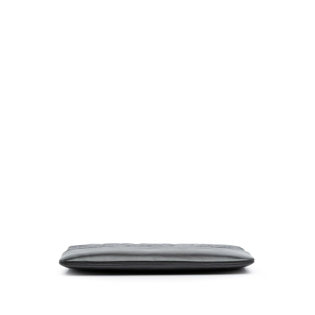 Chanel Medium Chevron Aged Calfskin Gabrielle Cosmetic Clutch