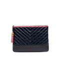 Chanel Medium Chevron Aged Calfskin Gabrielle Cosmetic Clutch
