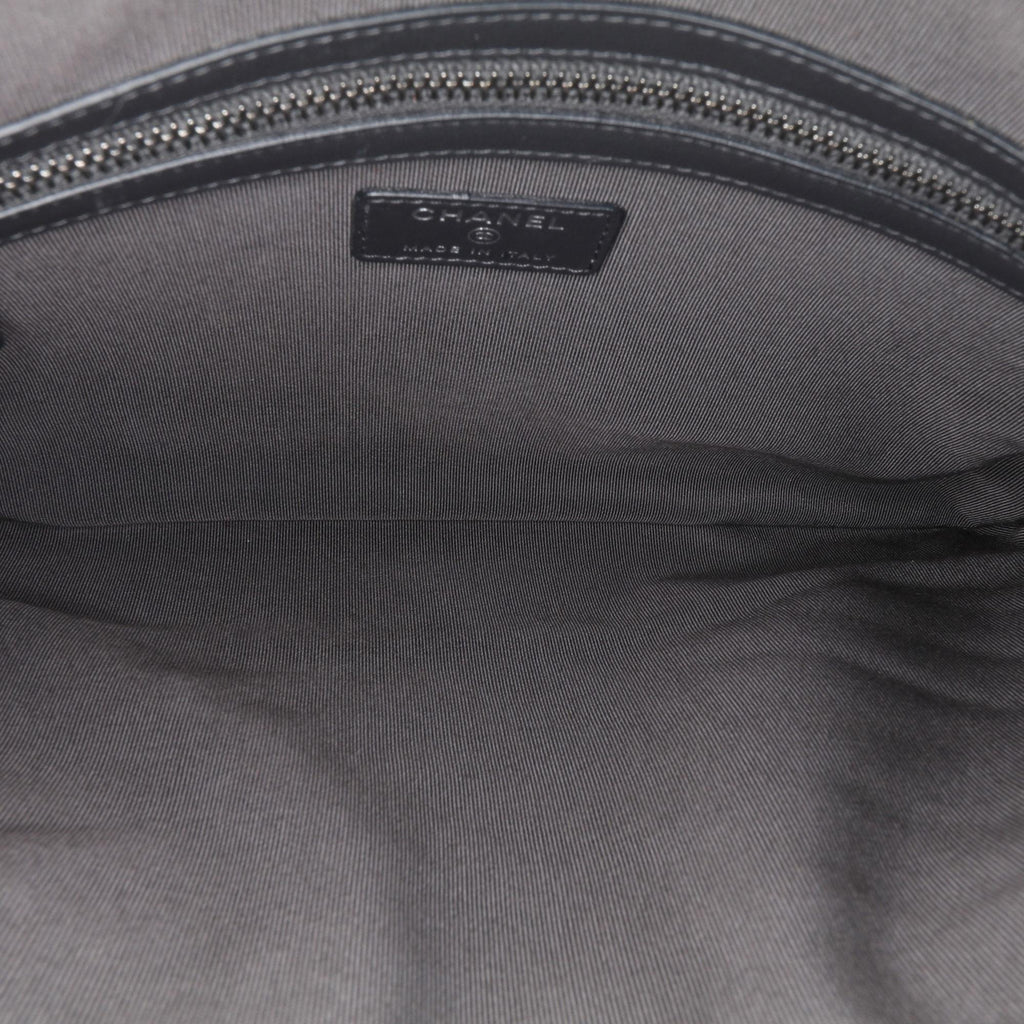 Chanel Medium Chevron Aged Calfskin Gabrielle Cosmetic Clutch