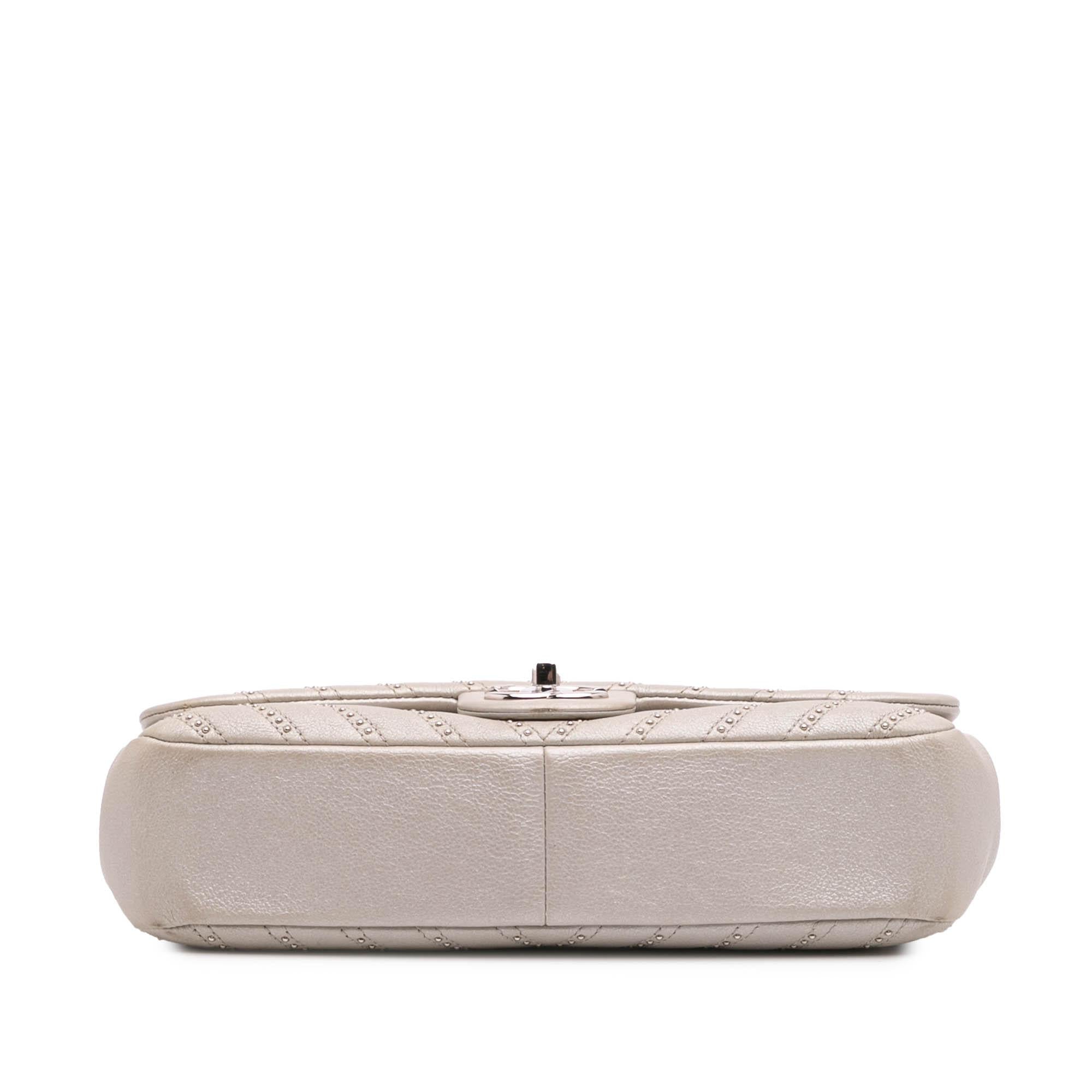 Chanel Medium Chevron Calfskin Stud Wars Flap