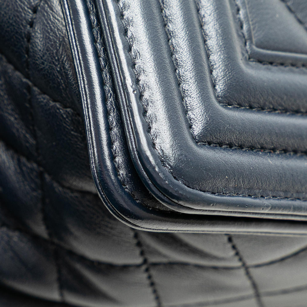 Chanel Medium Chevron Lambskin Boy Flap