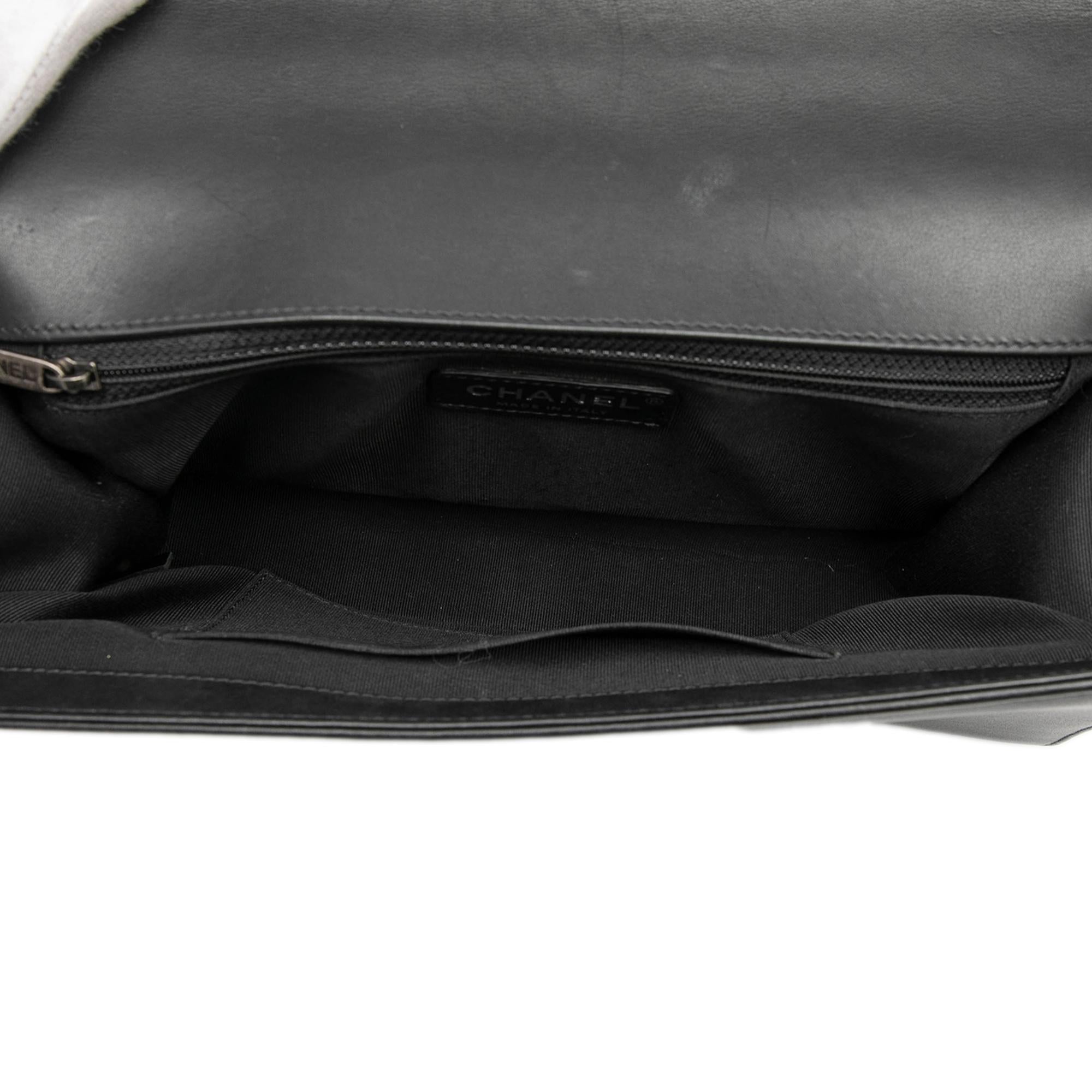 Chanel Medium Chevron Lambskin Boy Flap