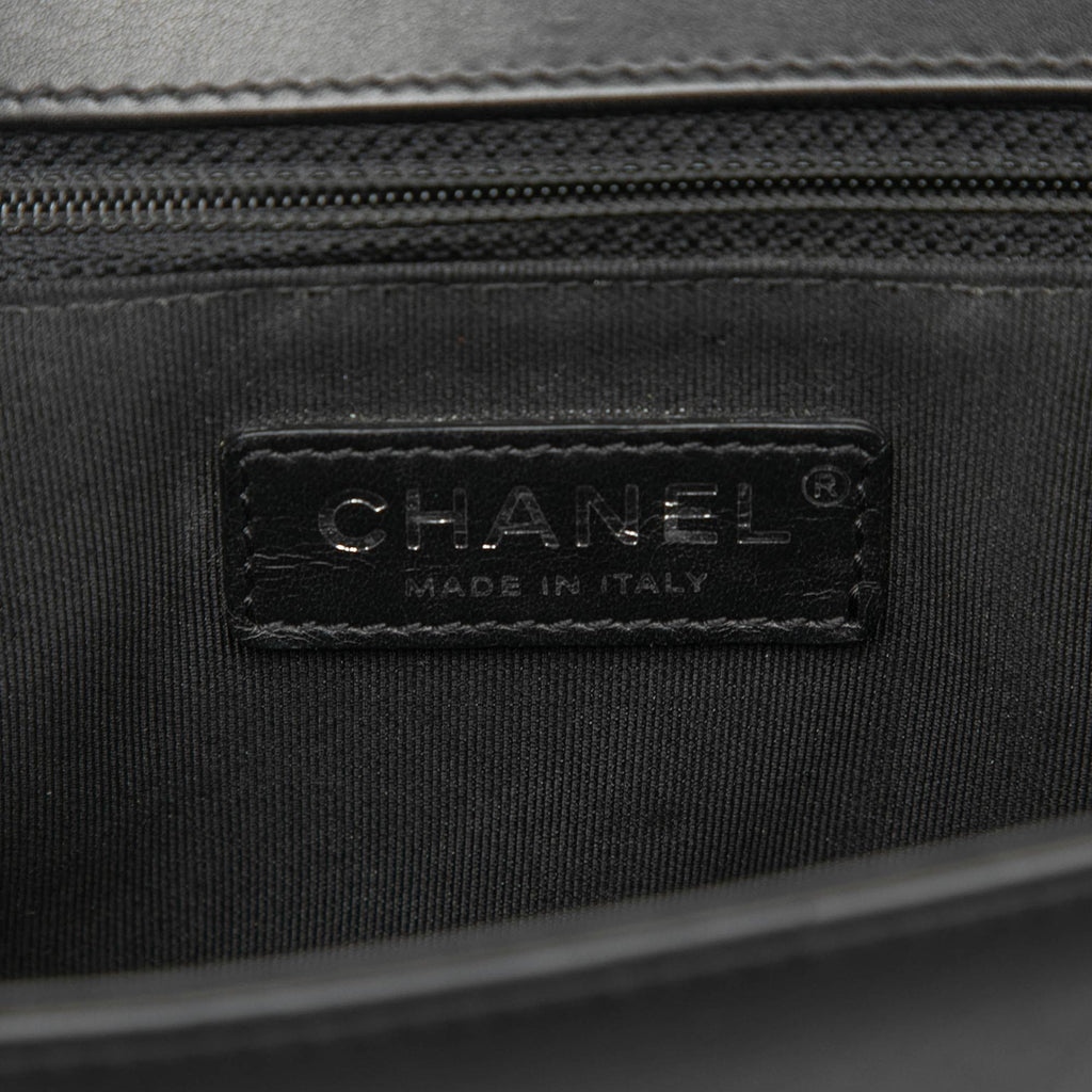 Chanel Medium Chevron Lambskin Boy Flap