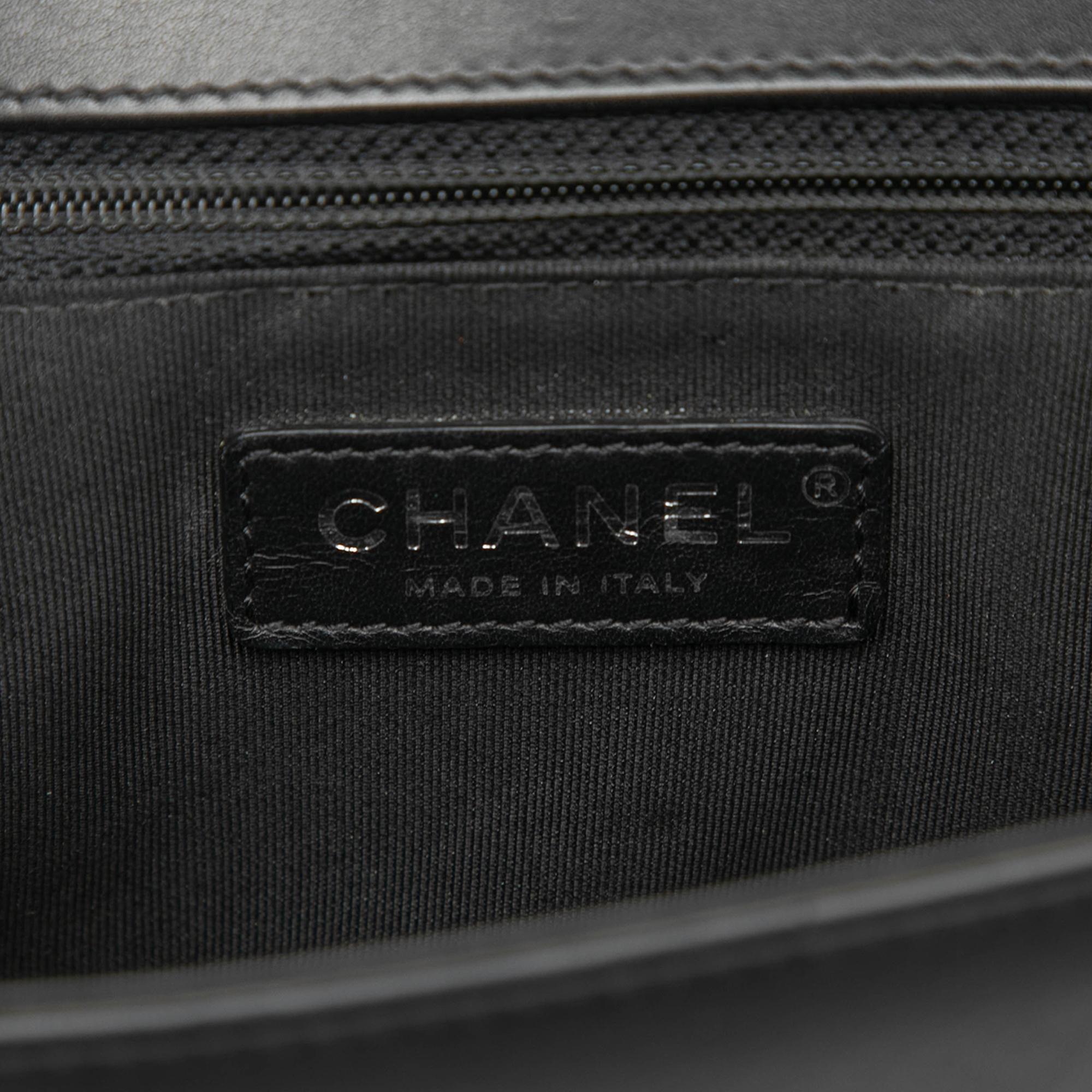 Chanel Medium Chevron Lambskin Boy Flap