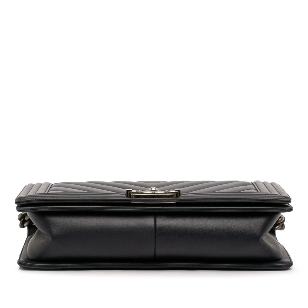 Chanel Medium Chevron Lambskin Boy Flap