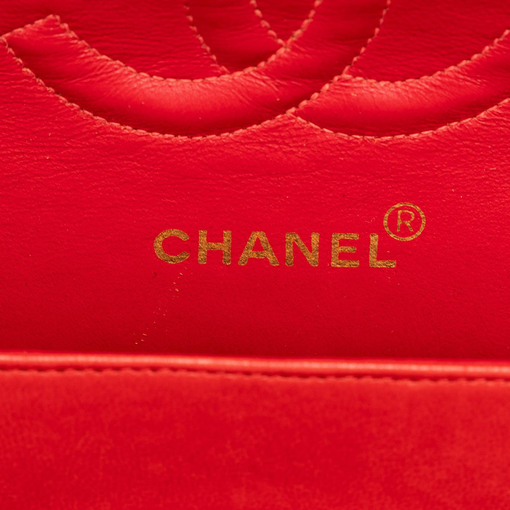 Chanel Medium Chevron Lambskin Double Flap (SHG-8d3ILA)