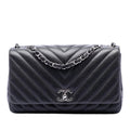 Chanel Medium Chevron Lambskin Surpique Flap
