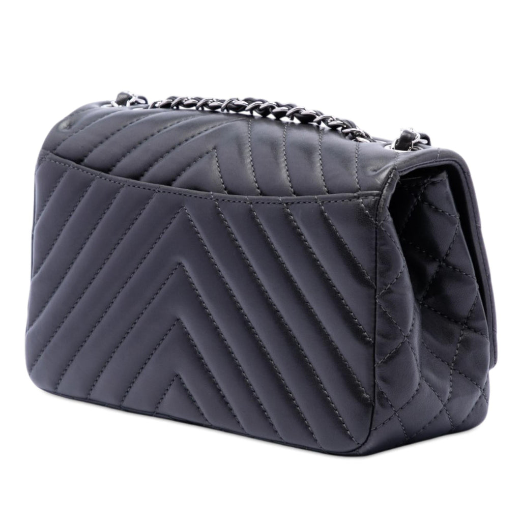 Chanel Medium Chevron Lambskin Surpique Flap