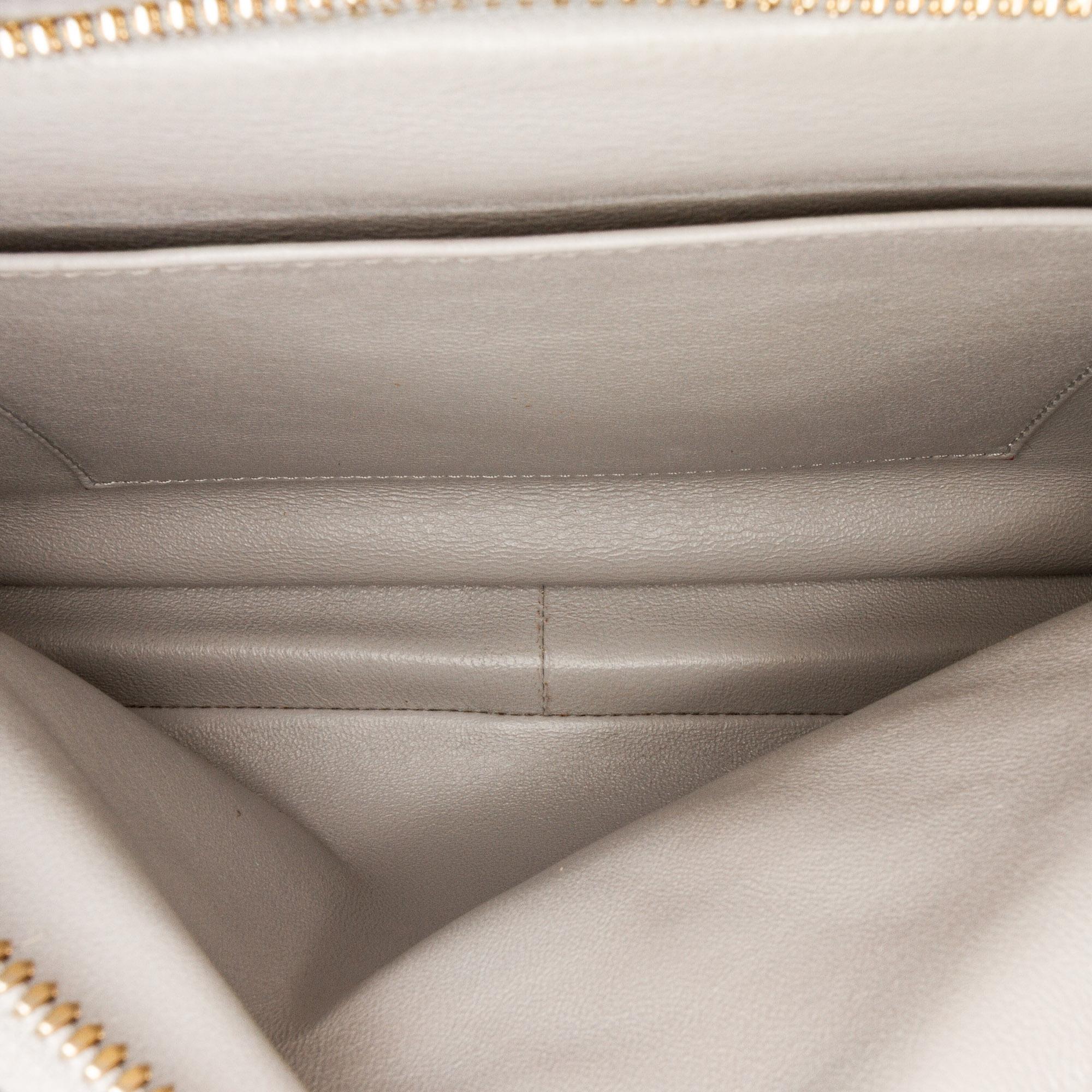 Chanel Medium Chevron Lambskin Trendy CC Bowling Bag