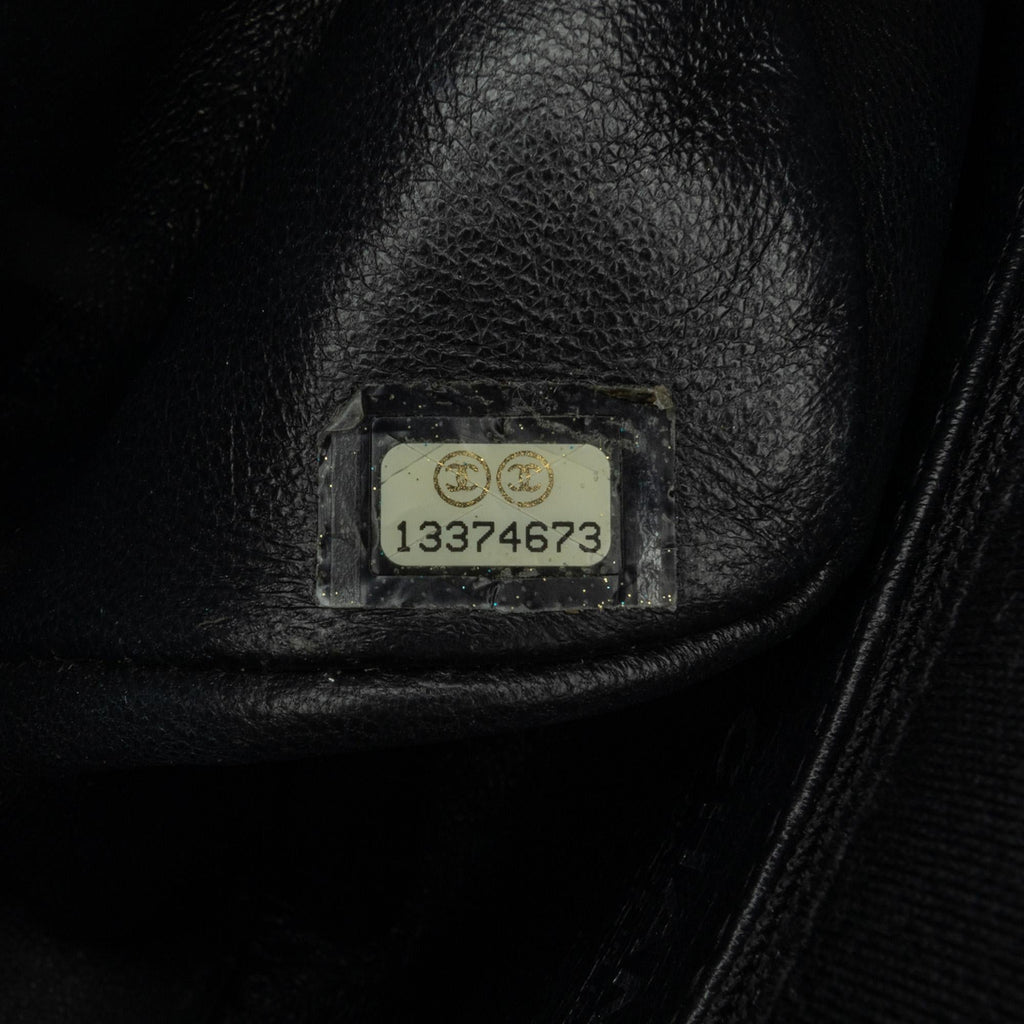Chanel Medium Chevron Quilted Jersey Single Flap (SHG-ZhE9Mo)