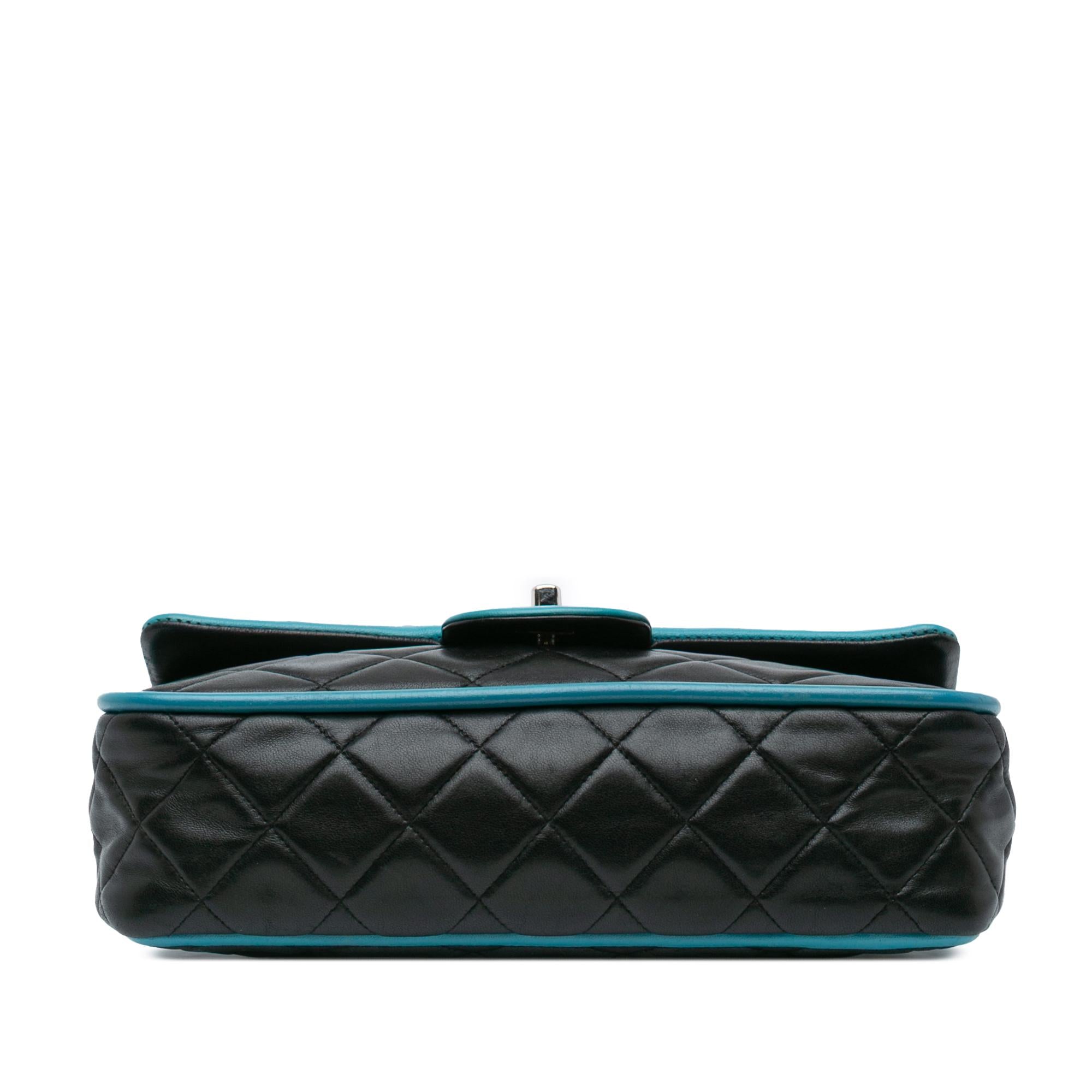 Chanel Medium Classic Bicolor Lambskin Double Flap