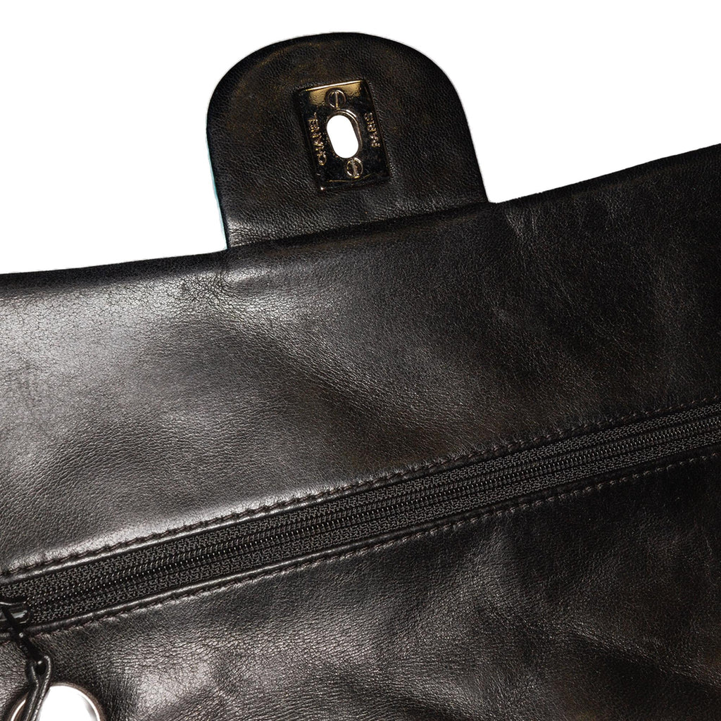 Chanel Medium Classic Bicolor Lambskin Double Flap