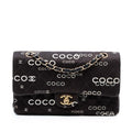 Chanel Medium Classic Canvas Coco Print Double Flap
