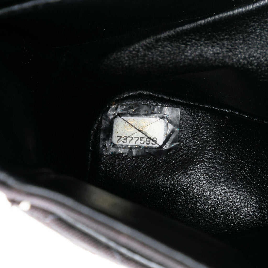 Chanel Medium Classic Canvas Coco Print Double Flap