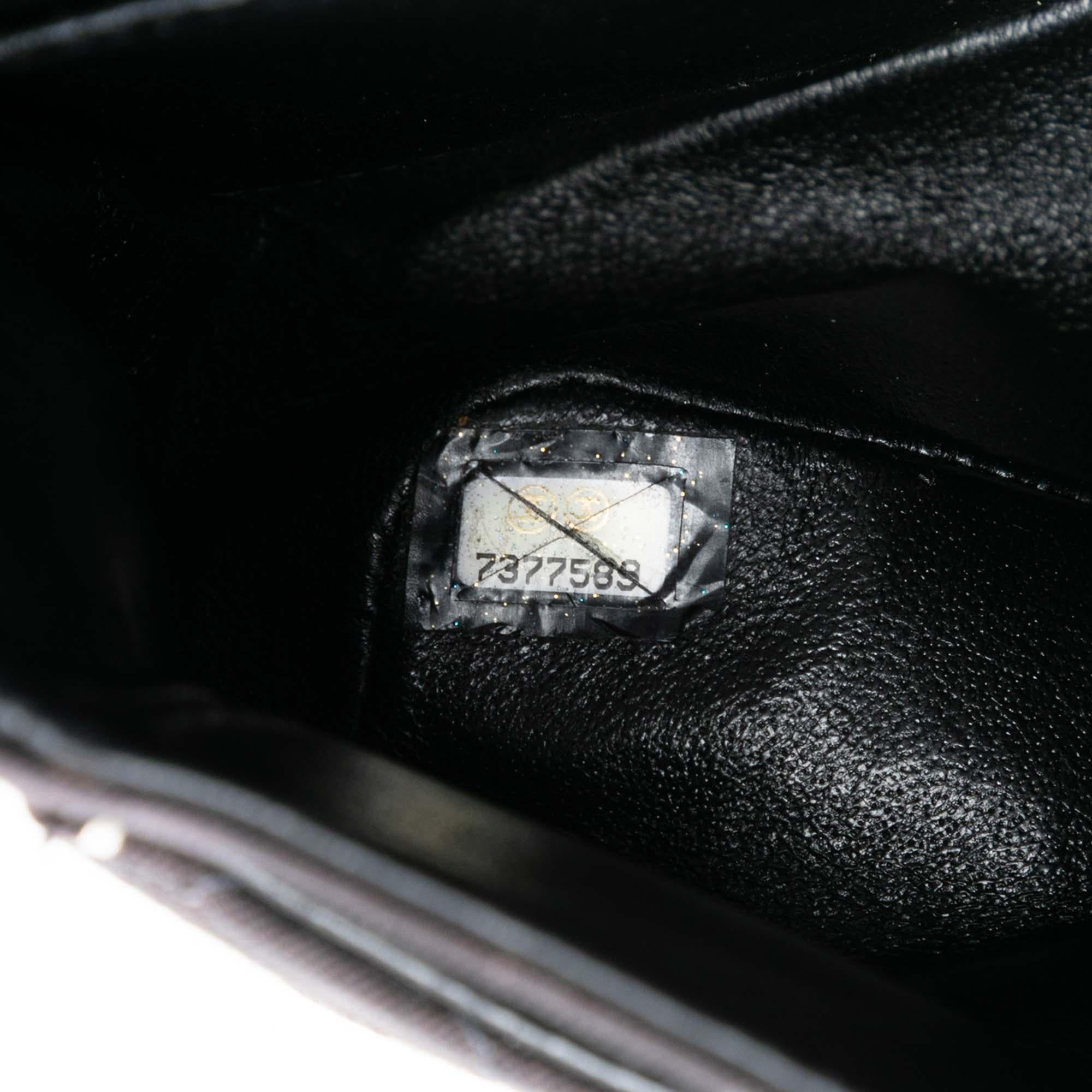 Chanel Medium Classic Canvas Coco Print Double Flap