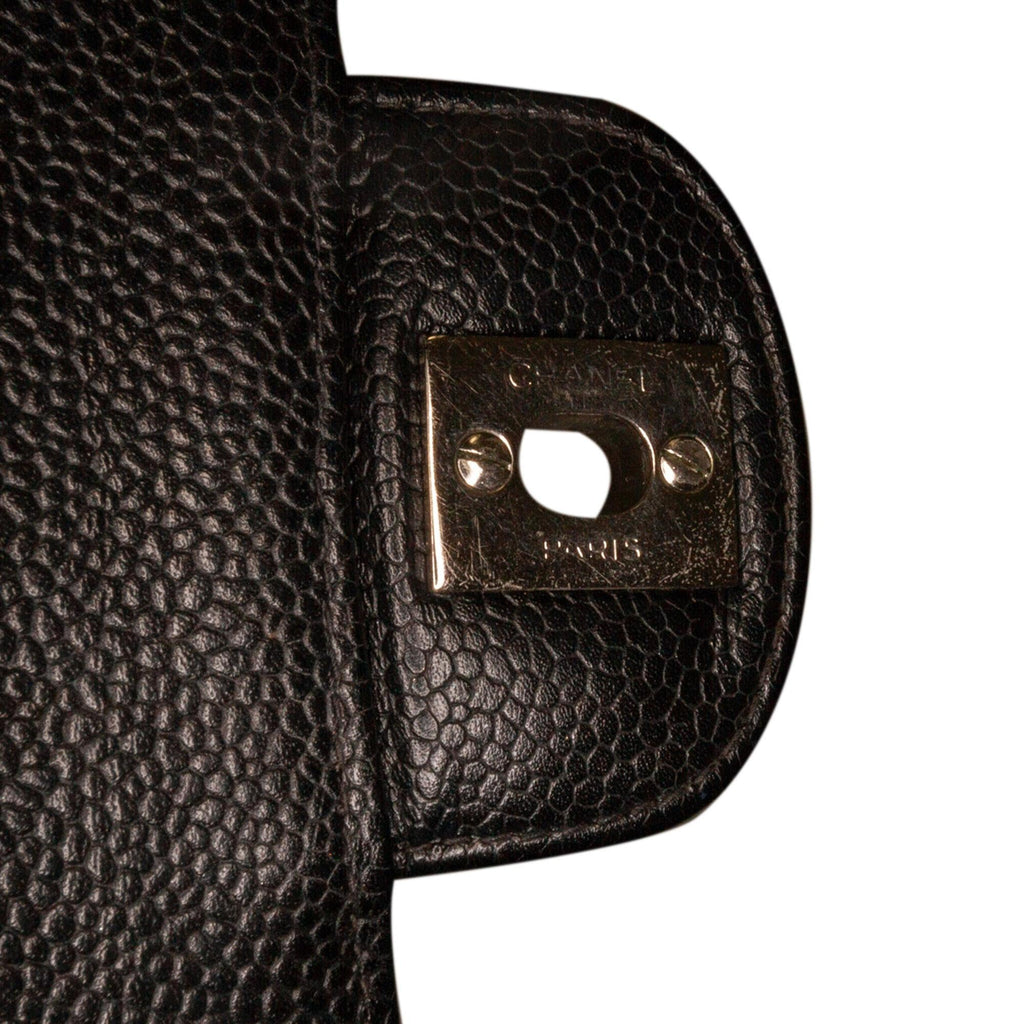 Chanel Medium Classic Caviar Double Flap (SHG-aR0s8D)