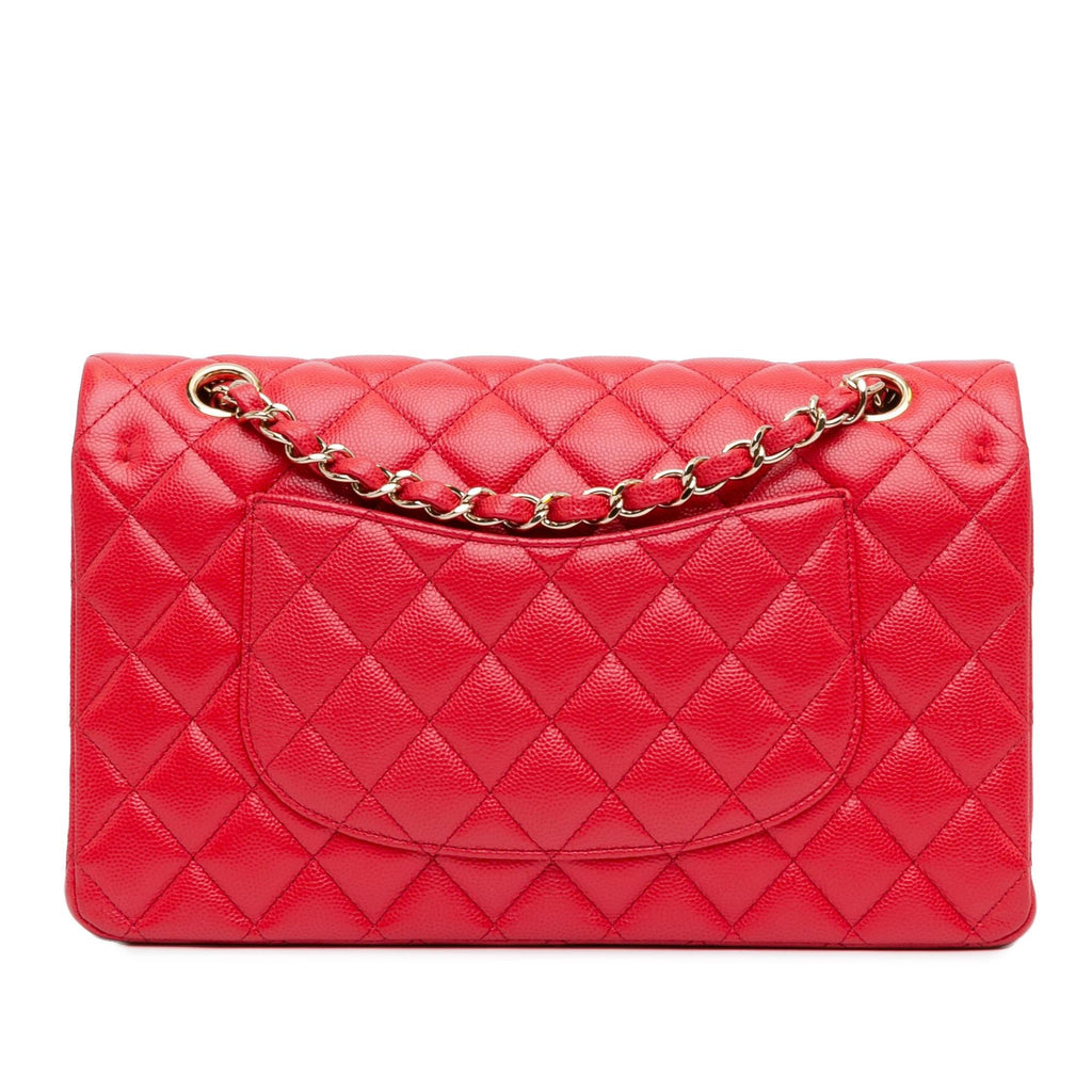 Chanel Medium Classic Caviar Double Flap (SHG-Pe4Lry)