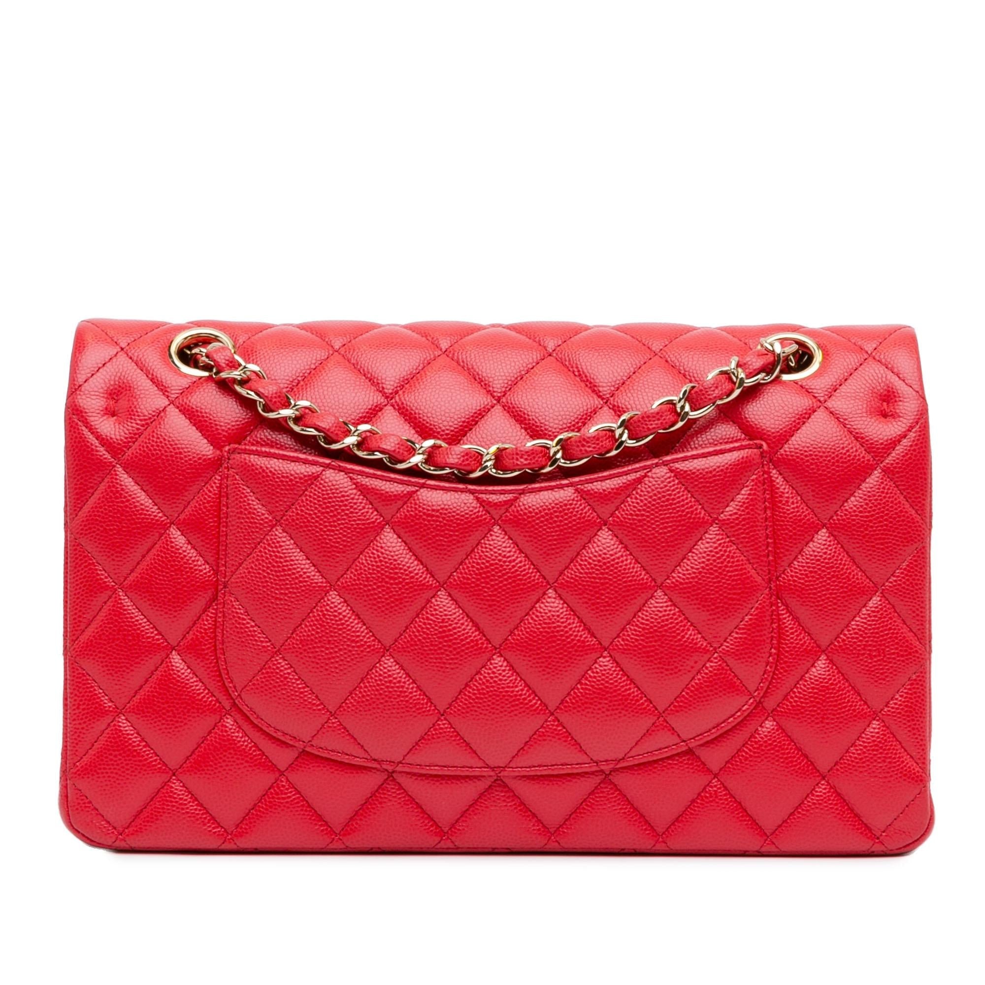 Chanel Medium Classic Caviar Double Flap (SHG-Pe4Lry)
