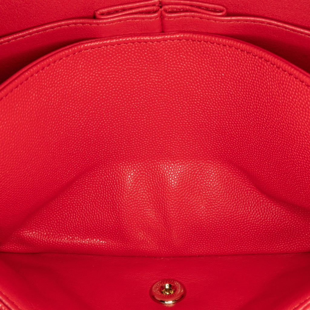 Chanel Medium Classic Caviar Double Flap (SHG-Pe4Lry)