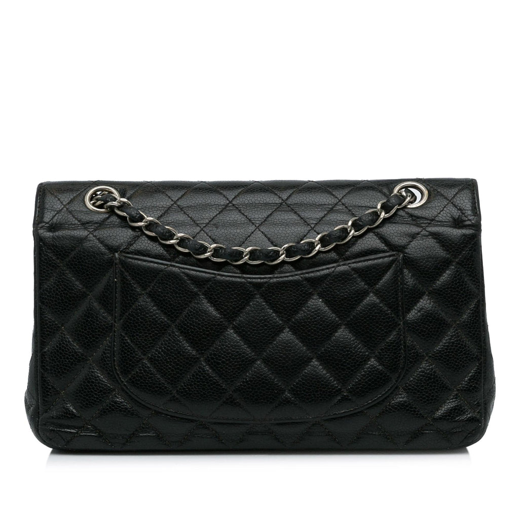 Chanel Medium Classic Caviar Double Flap (SHG-WNK0ZG)