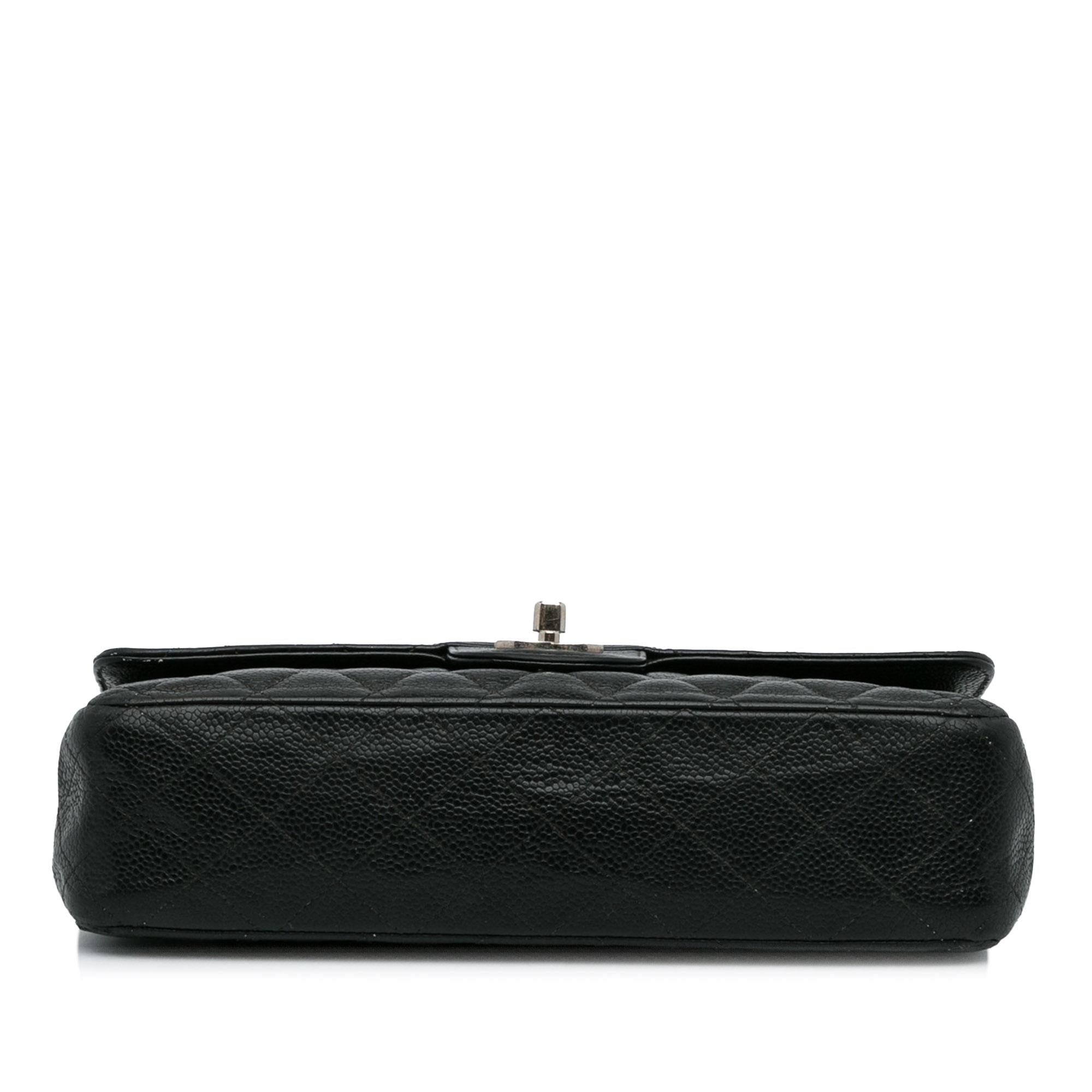 Chanel Medium Classic Caviar Double Flap (SHG-WNK0ZG)