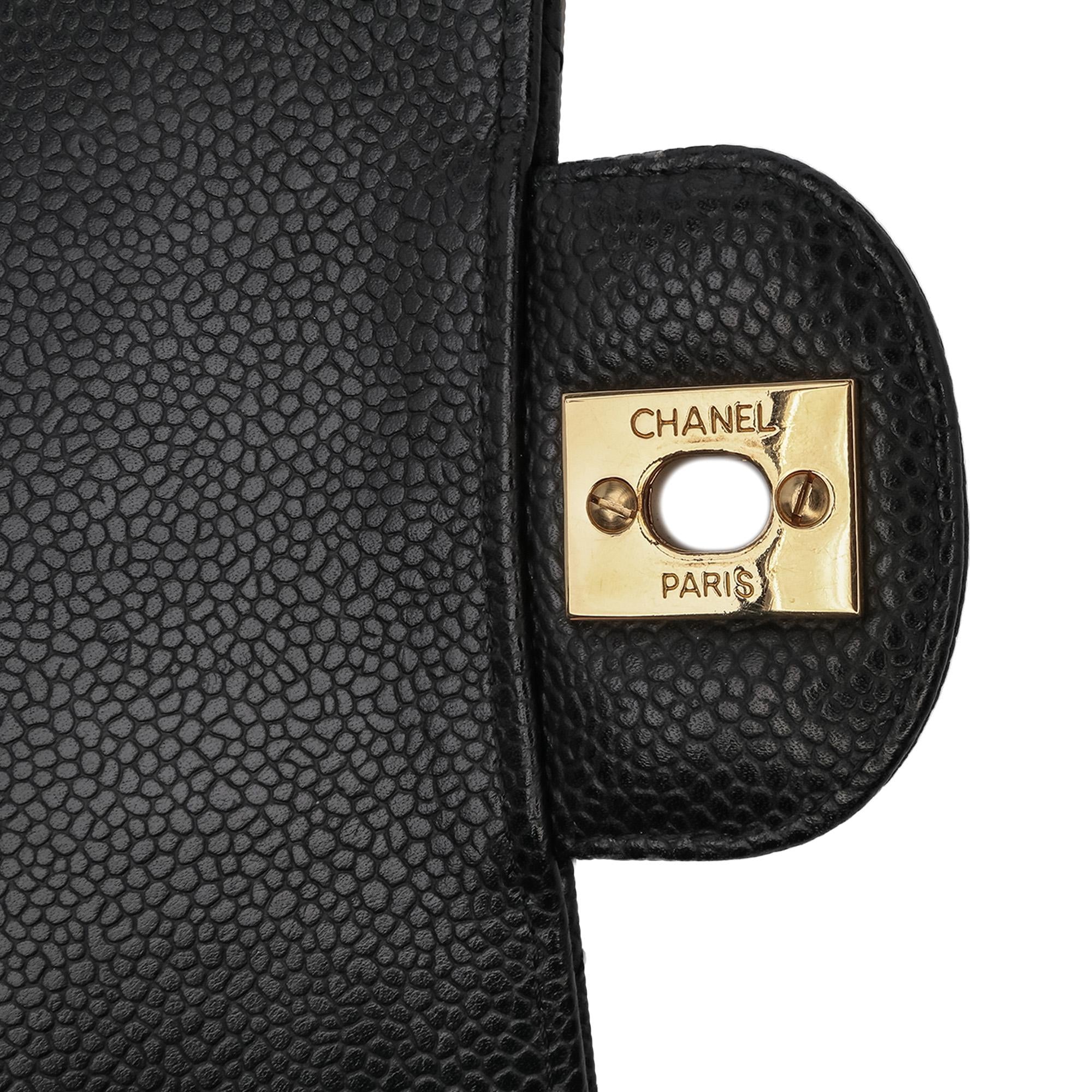 Chanel Medium Classic Caviar Double Flap