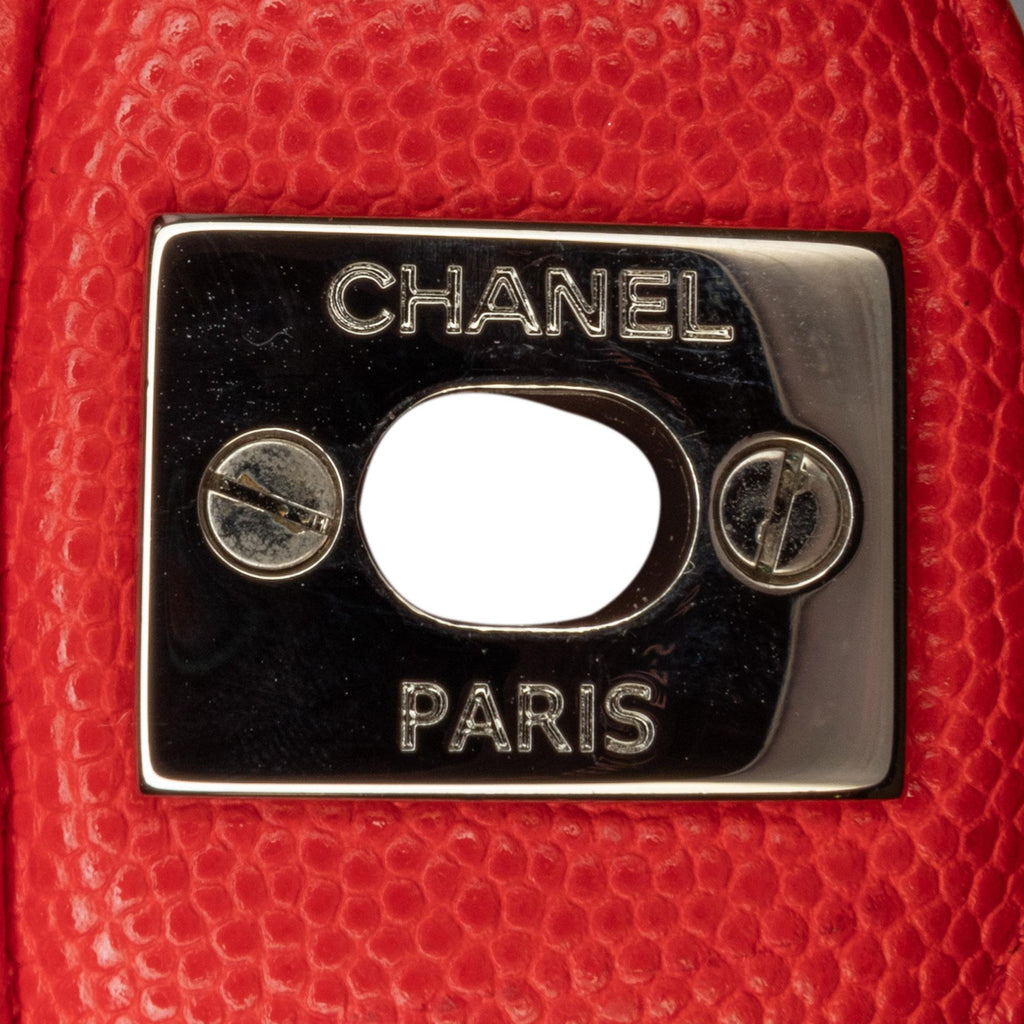 Chanel Medium Classic Chevron Caviar Double Flap (SHG-Cx8LmL)
