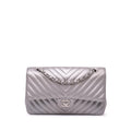 Chanel Medium Classic Chevron Caviar Double Flap