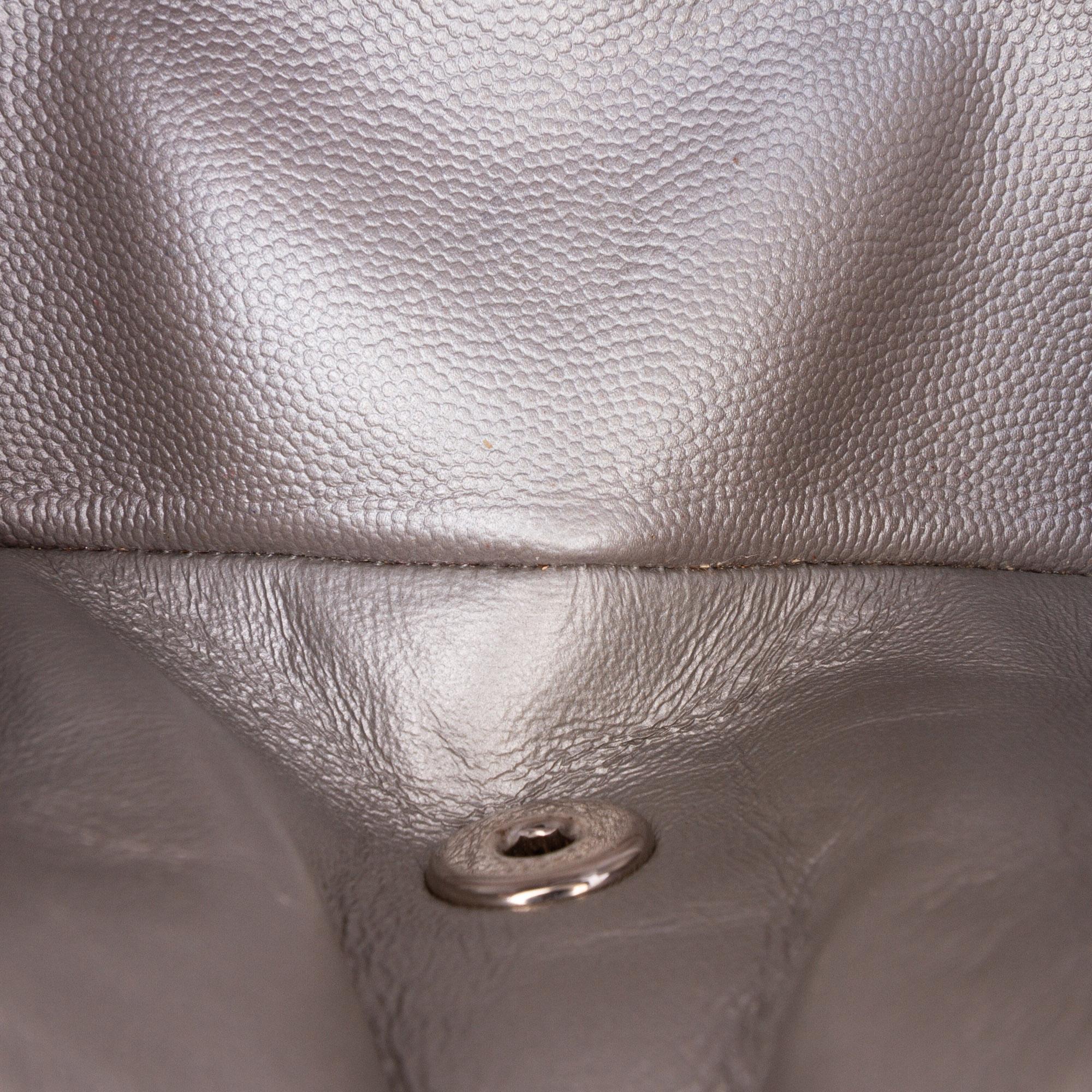 Chanel Medium Classic Chevron Caviar Double Flap