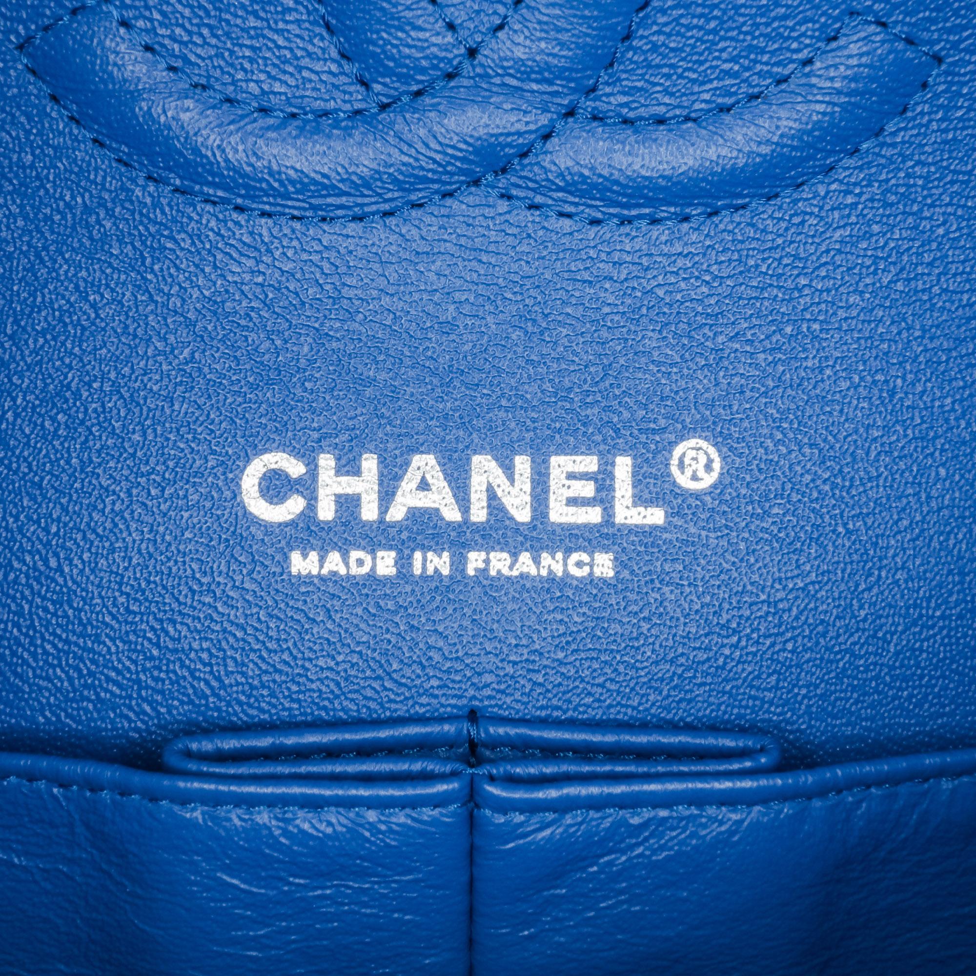 Chanel Medium Classic Chevron Caviar Double Flap