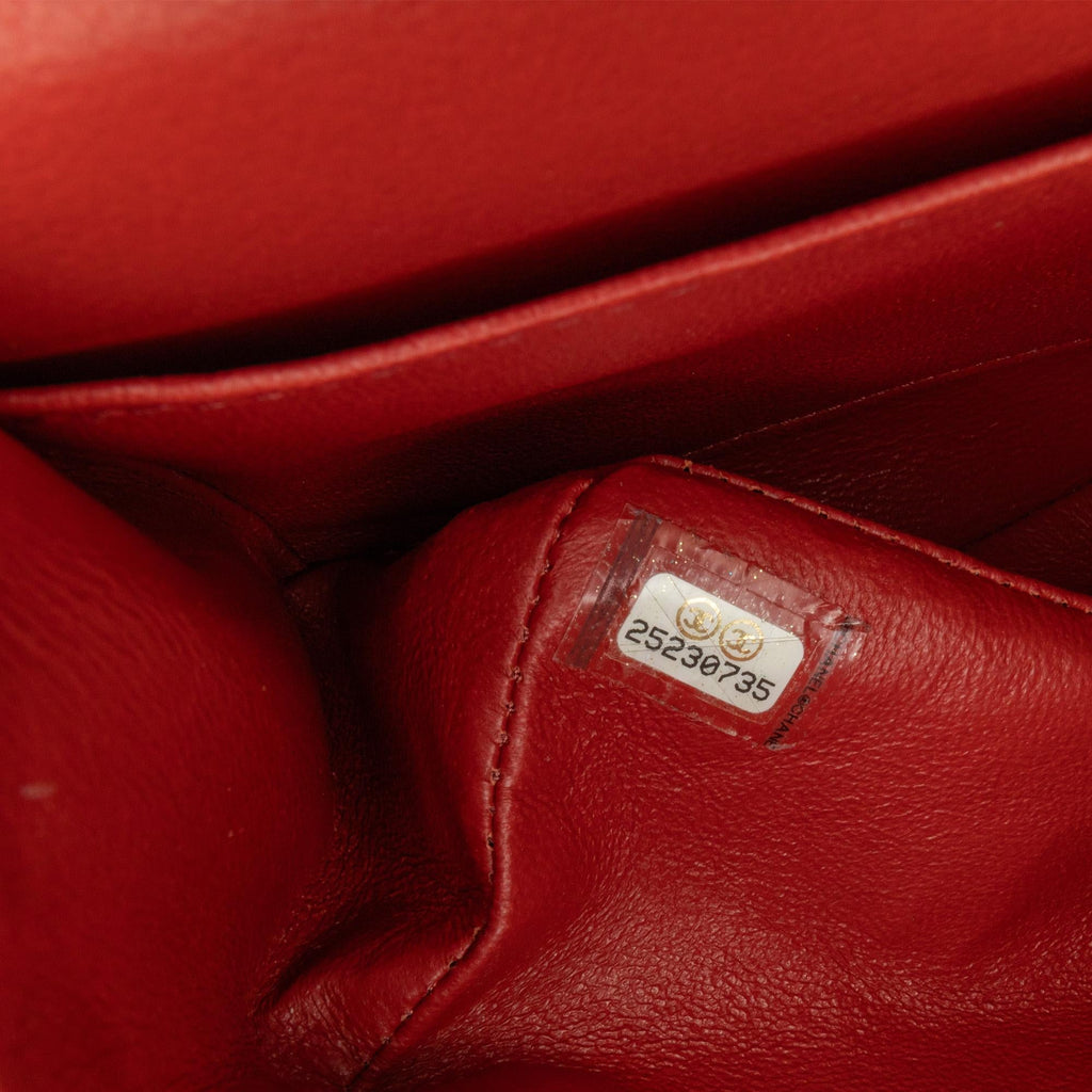 Chanel Medium Classic Chevron Lambskin Double Flap (SHG-cwKVOo)