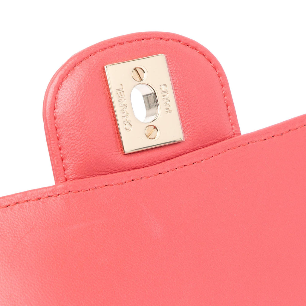Chanel Medium Classic Chevron Lambskin Double Flap