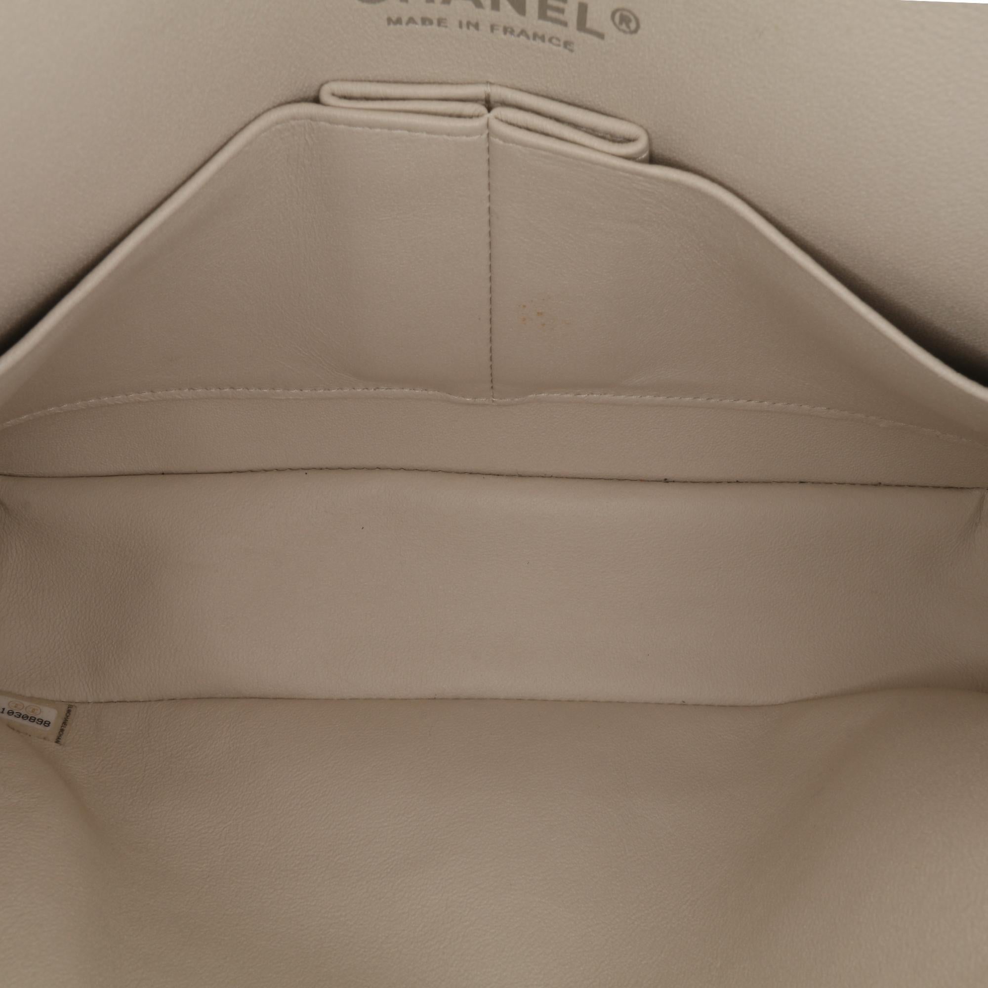 Chanel Medium Classic Chevron Lambskin Double Flap
