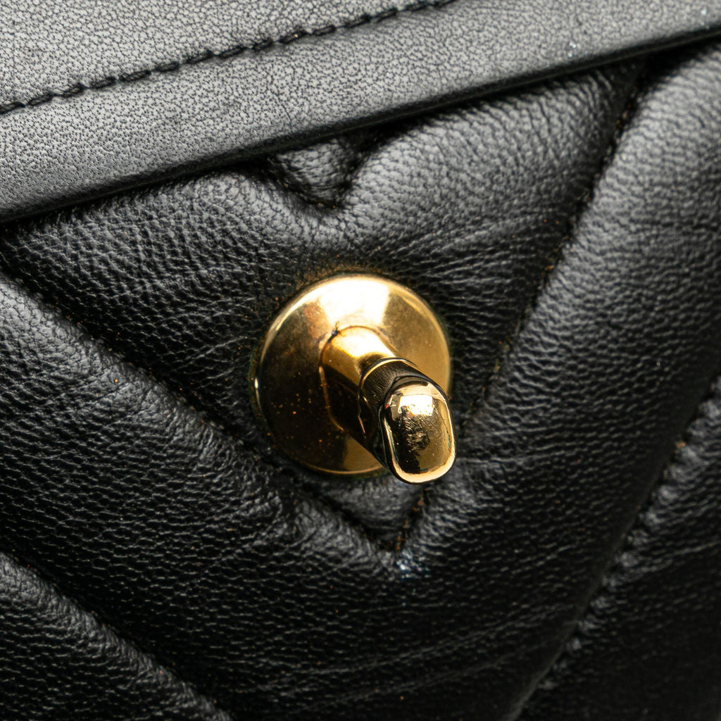 Chanel Medium Classic Chevron Lambskin Double Flap