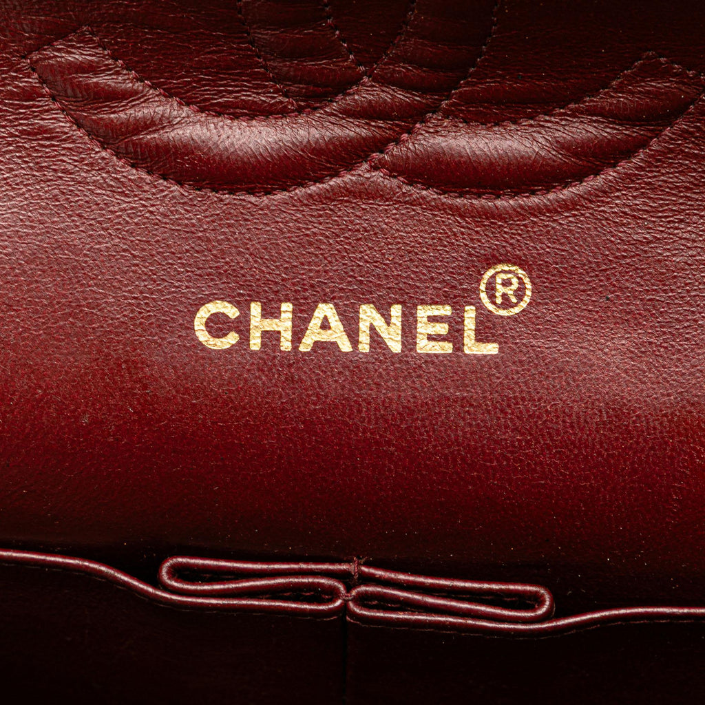 Chanel Medium Classic Chevron Lambskin Double Flap