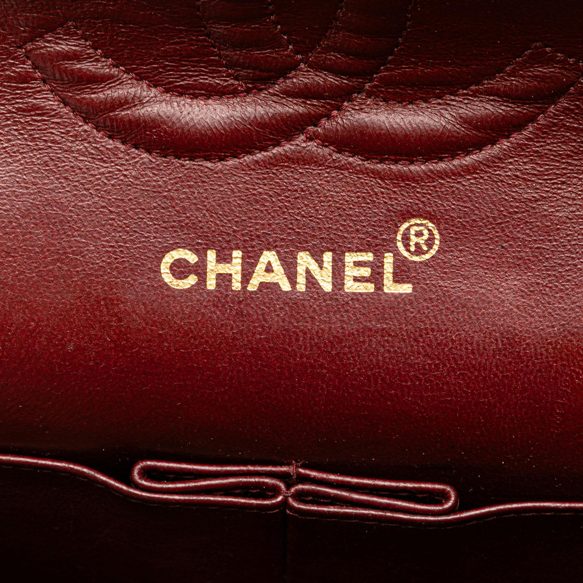 Chanel Medium Classic Chevron Lambskin Double Flap