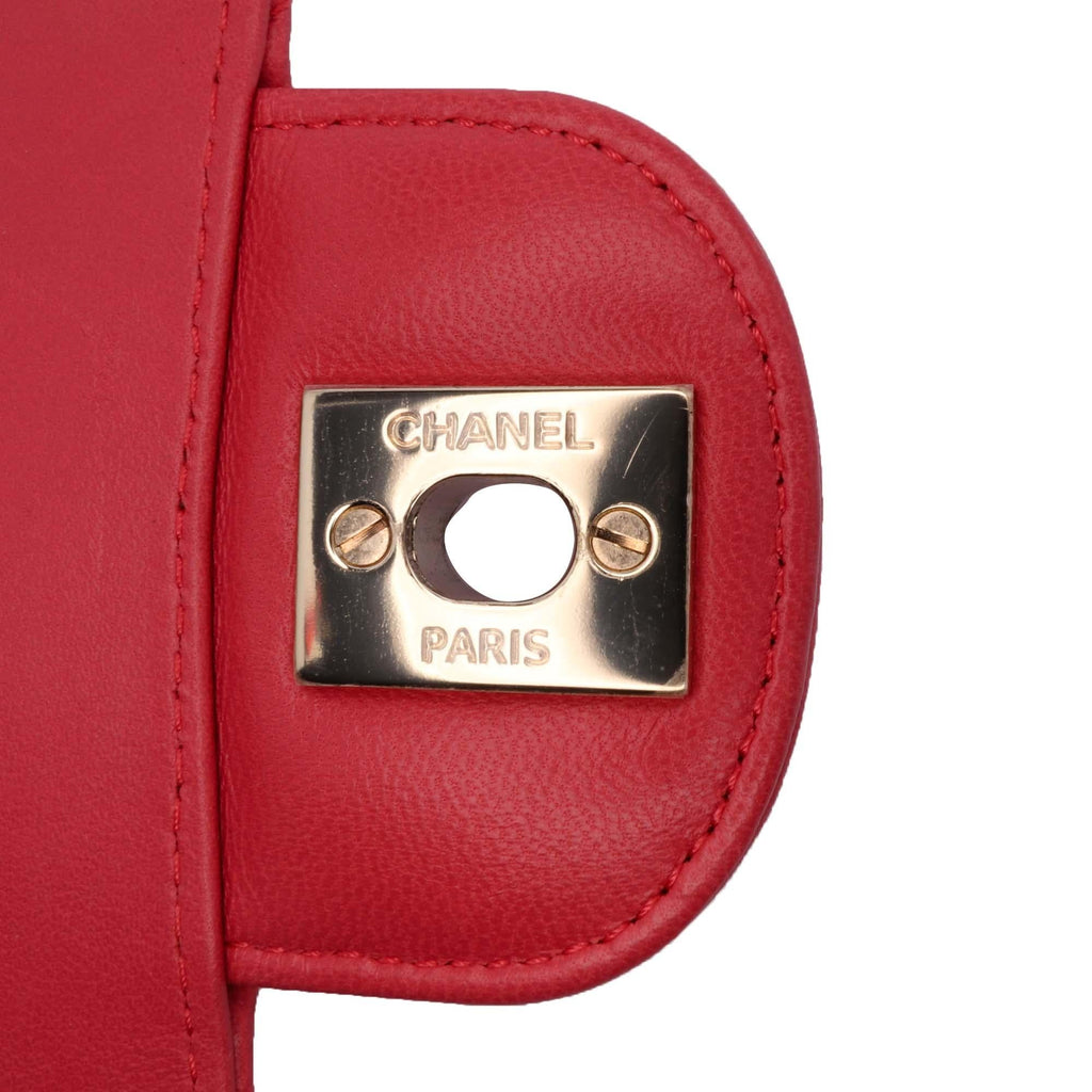 Chanel Medium Classic Chevron Lambskin Double Flap